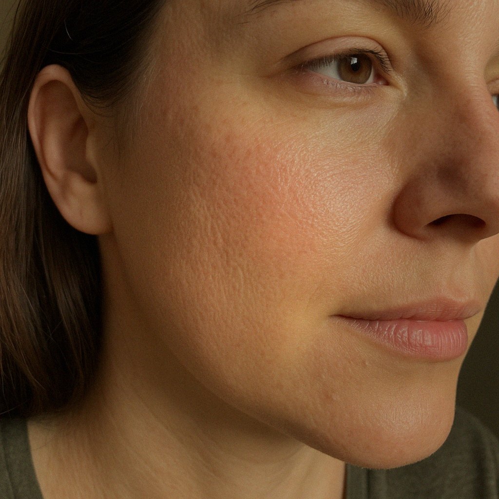 Close-up – straffe, glowy Haut nach Woche 4-6